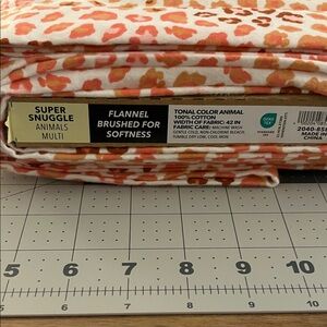 Joann fabric 8 yds! Flannel Animal Print